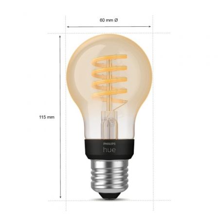 Philips Hue White Ambiance A60 Thin Filament E27 LED 550 lm